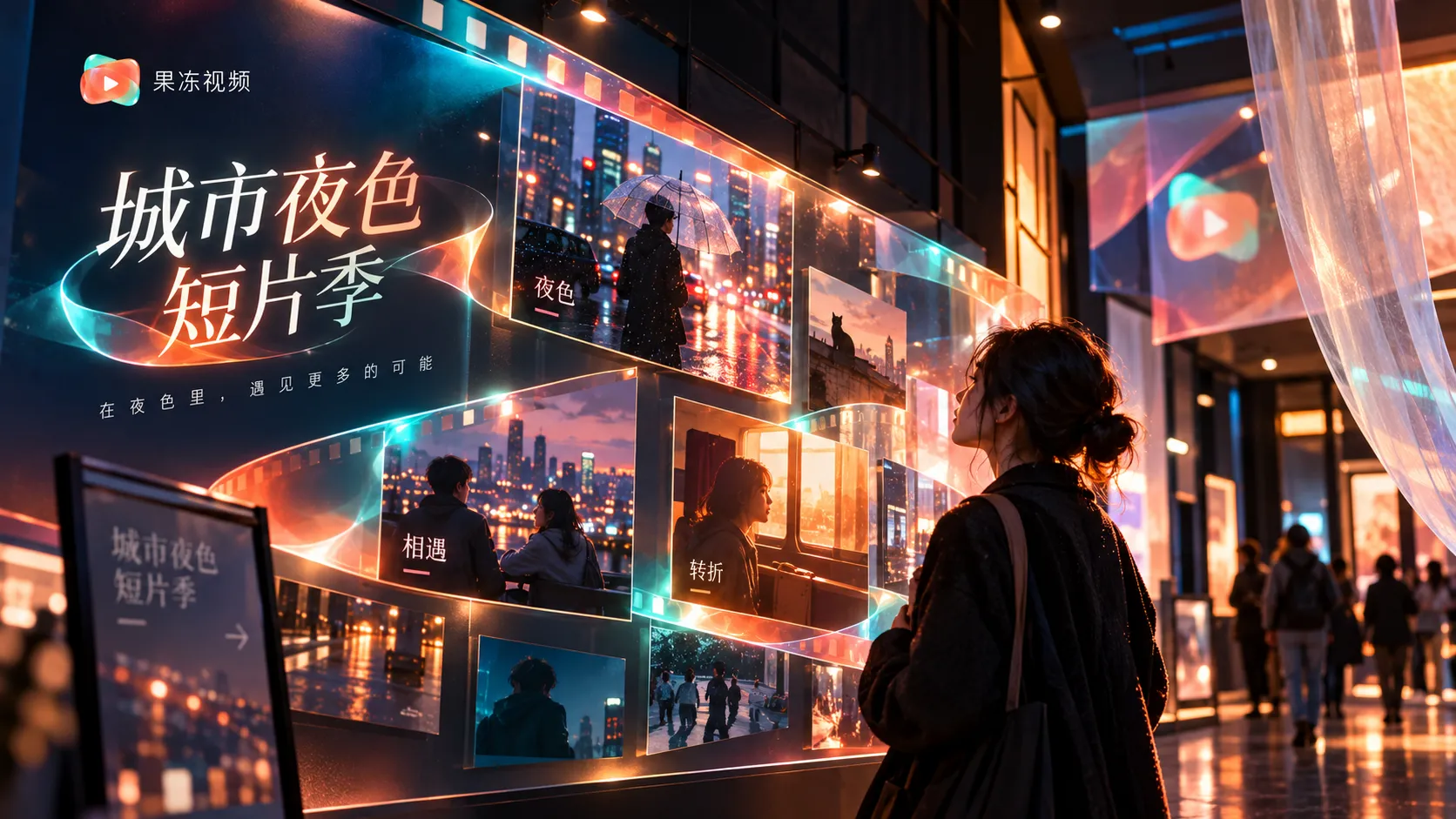 表现短片故事与叙事氛围的视觉画面
